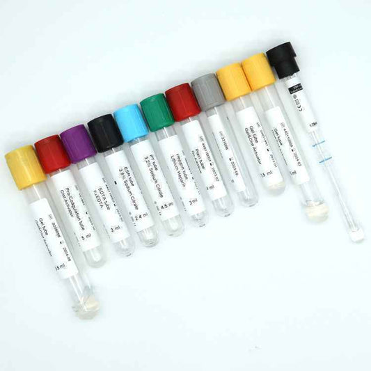 1 Caja 600 Tubos AZUL, Toma de Muestra Sangre.