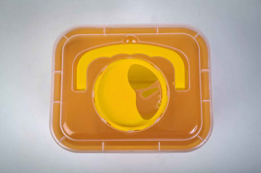 50 Cajas Amarillas, Desechos Cortopunzantes, 8-L (Caja) REAS