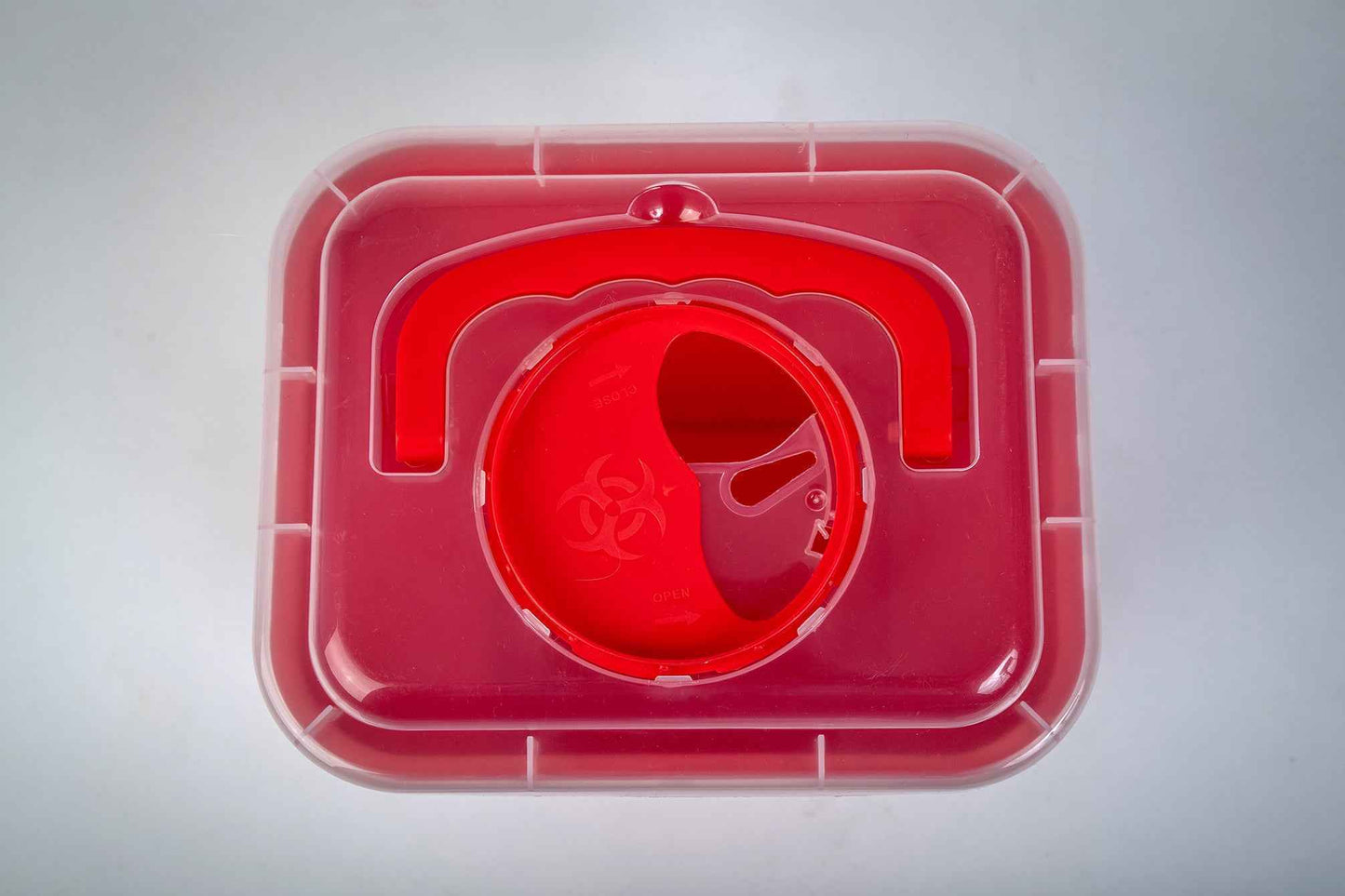 50 Cajas Rojas, Desechos Cortopunzantes, 8-L (Caja) REAS