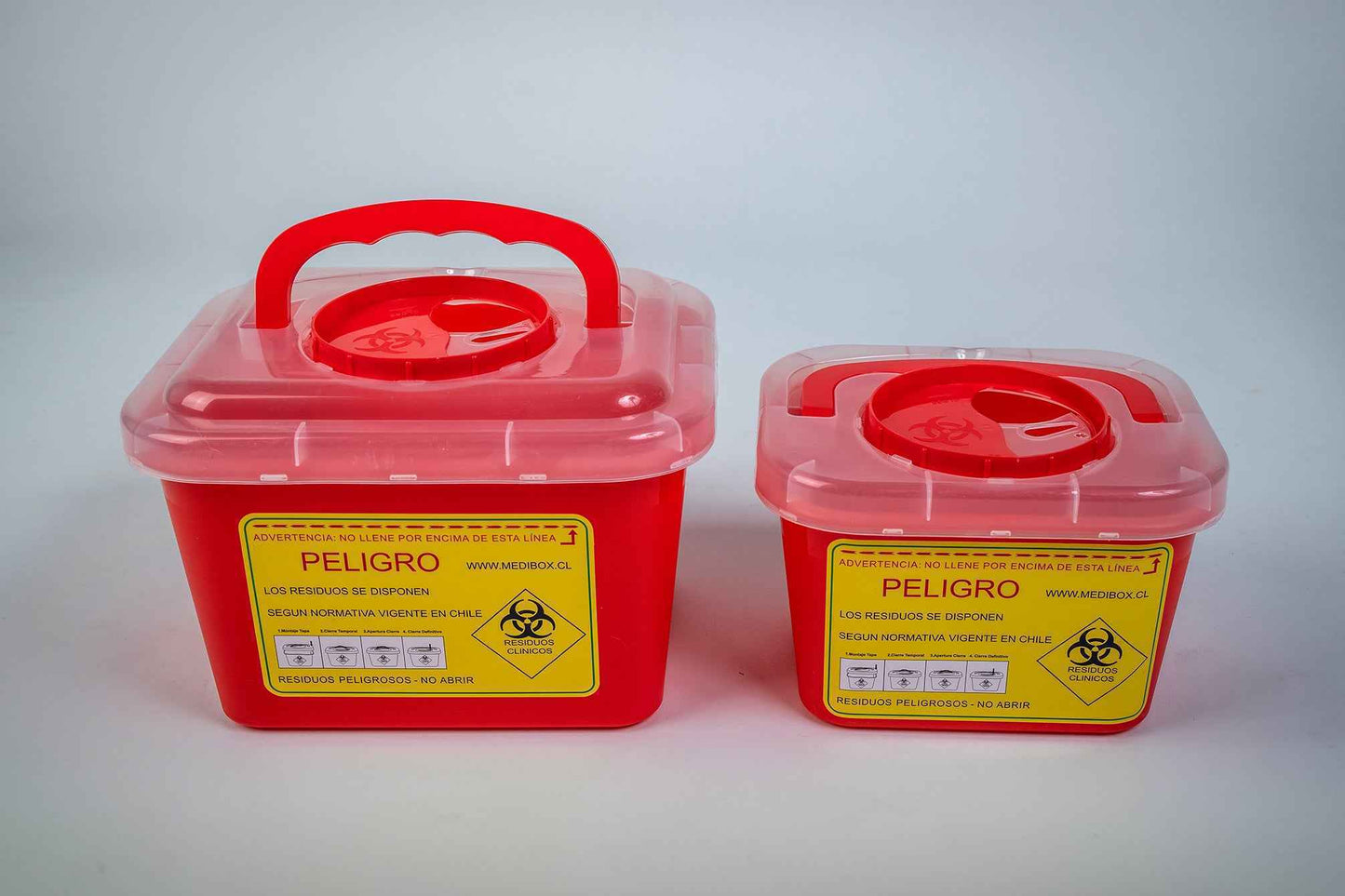 1 Caja Roja, Desechos, 3-L (Unidad)