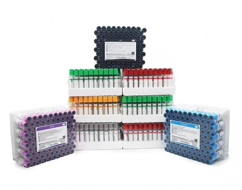 1 Caja 600 Tubos AZUL, Toma de Muestra Sangre.