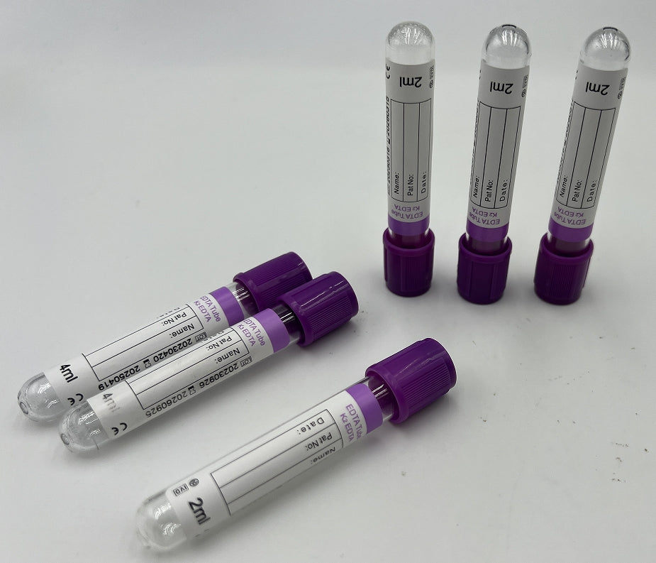 1 Caja 100 Tubos AMARILLOS, Toma de Muestra Sangre