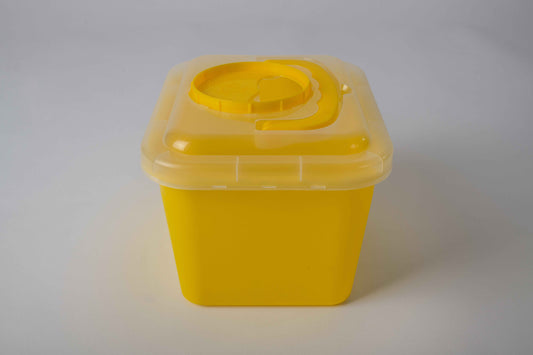 50 Cajas Amarillas, Desechos Cortopunzantes, 3-L (Caja) REAS