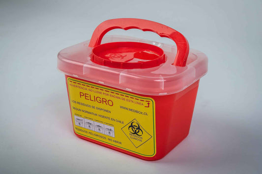 1 Caja Roja, Desechos, 3-L (Unidad)