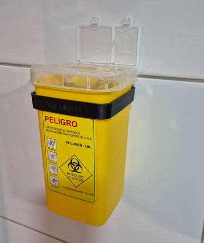 1 Caja AMARILLA, Desechos Cortopunzantes, 1-L (Unidad) REAS