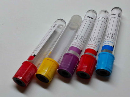 1 Caja 600 Tubos ROJOS, Toma de Muestra, PLAIN TUBE