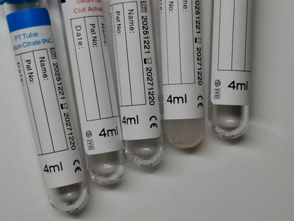 1 Bandeja, 100 Tubos MORADO, Toma de Muestra - EDTA TUBE