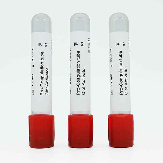 1 Caja 100 Tubos ROJOS, Toma de Muestra Sangre